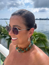 Load image into Gallery viewer, Thirst necklace with multicolored Turkish crystal stones