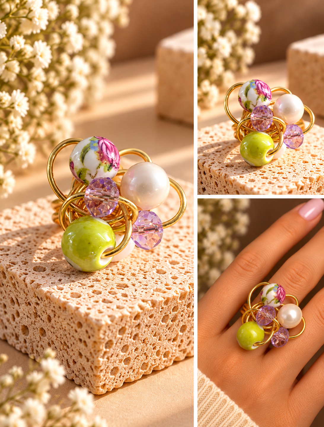 Blooming Garden Statement Ring