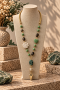 Verdant Heart Drop Necklace