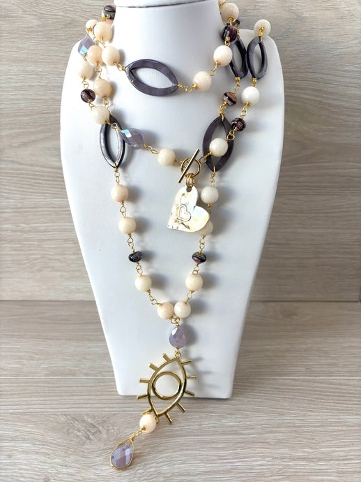 Earrings with Turkish stones
