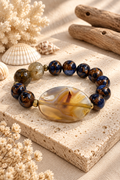 Earth & Ocean Agate Bracelet