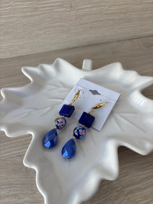 Earrings with Turkish stones