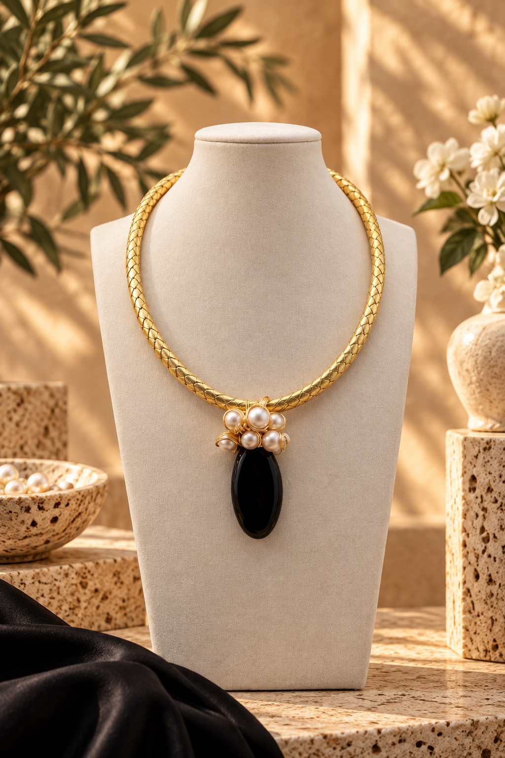 Golden Noir Necklace