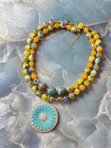 necklace with beautiful stones