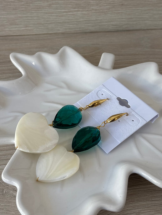 Earrings with Turkish stones