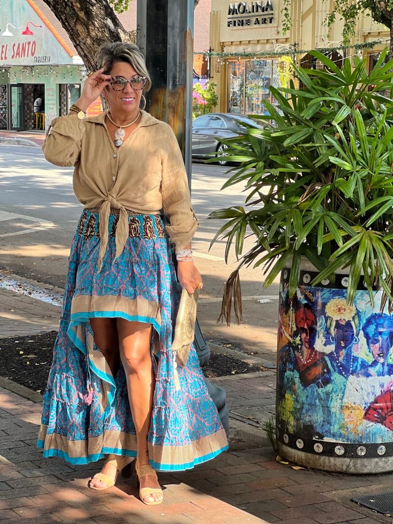 Blue Skirt