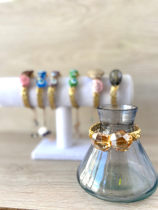 bracelet with exotic stone