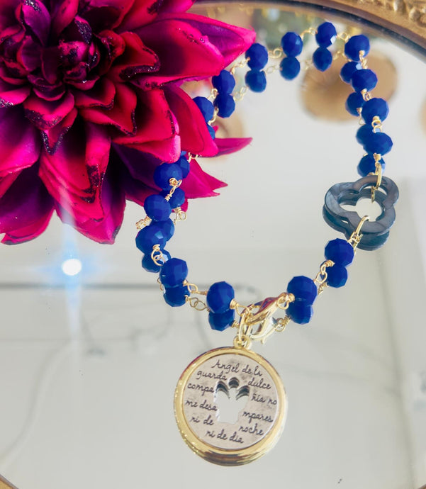 necklace with Turkish crystal stones