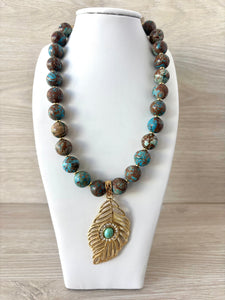Necklace of stones, exotic, Turkish