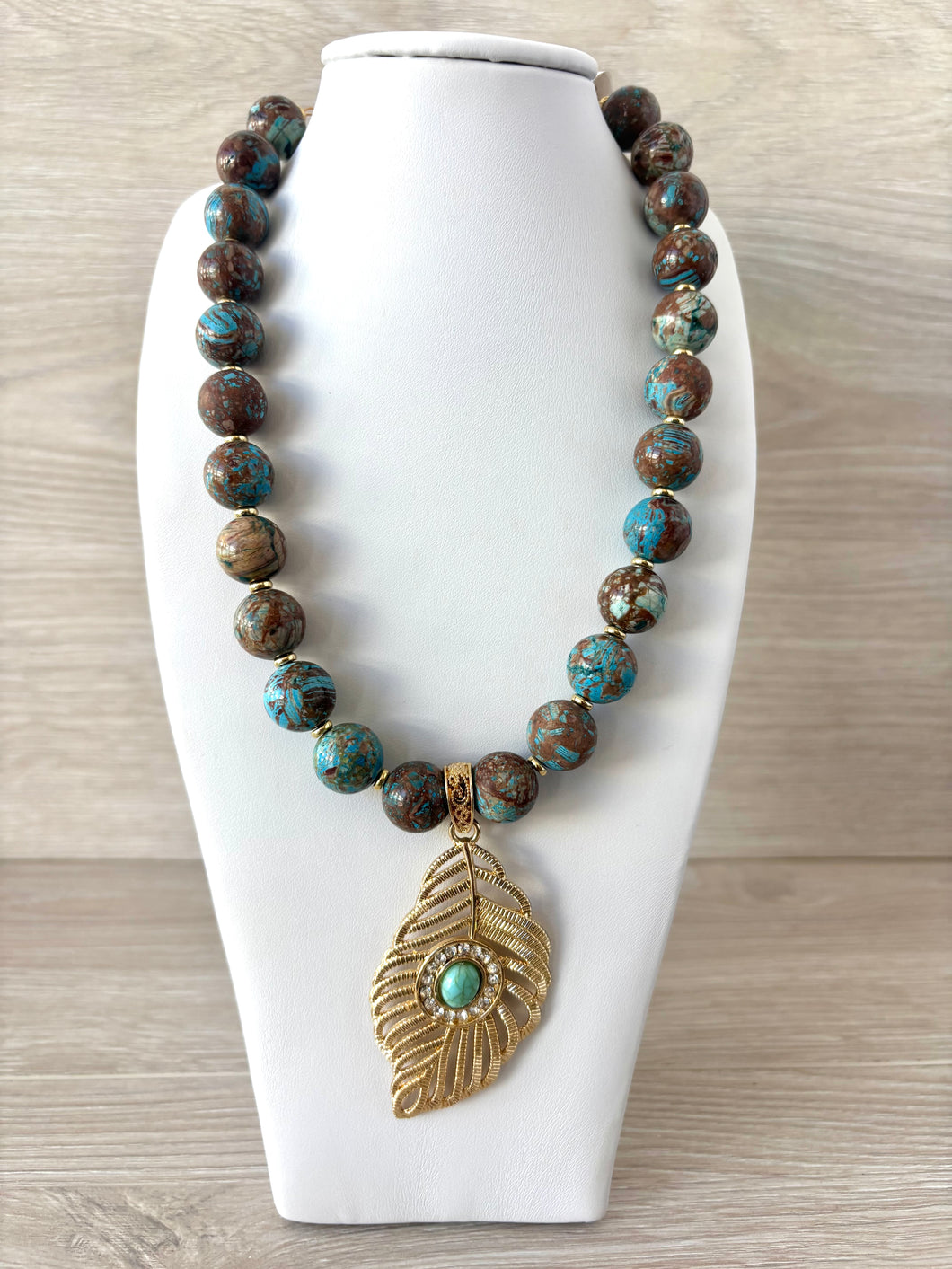 Necklace of stones, exotic, Turkish