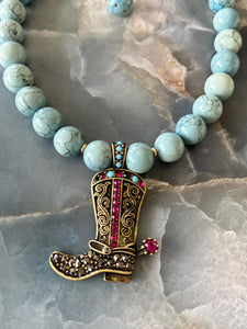 necklace with Turkish stones