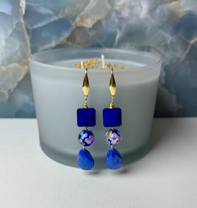 blue Turkish stone earrings