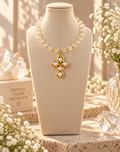 Crystal Grace Cross Necklace