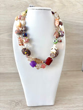 Load image into Gallery viewer, Necklace with colorful crystal stones