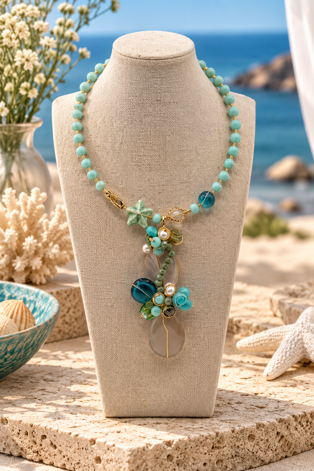 Seafoam Garden Necklace