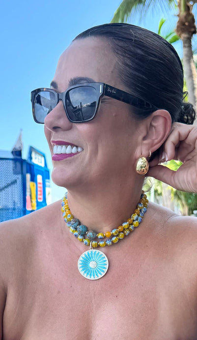 necklace with beautiful stones