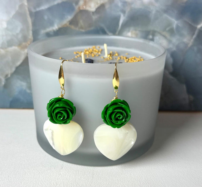 earrings with Turkish stones