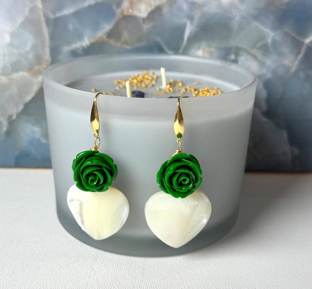 earrings with Turkish stones
