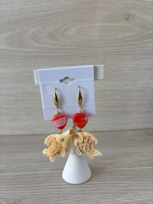 Earrings with Turkish stones