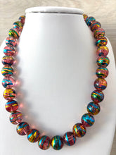 Load image into Gallery viewer, Necklace with colorful Turkish crystal stones