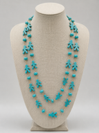 Blue Stone Mom Necklace
