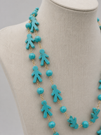 Blue Stone Mom Necklace