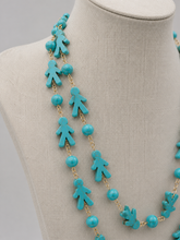 Load image into Gallery viewer, Blue Stone Mom Necklace