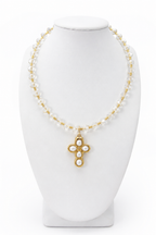 Crystal Grace Cross Necklace