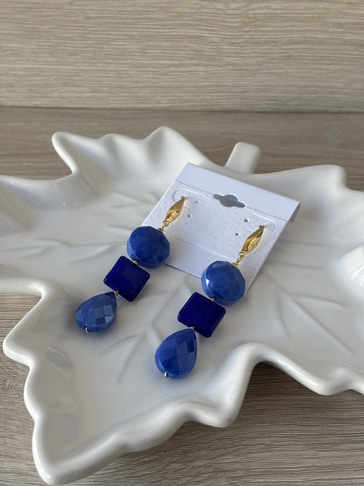 Earrings with Turkish stones