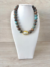 Load image into Gallery viewer, Necklace of stones, exotic, Turkish and stone