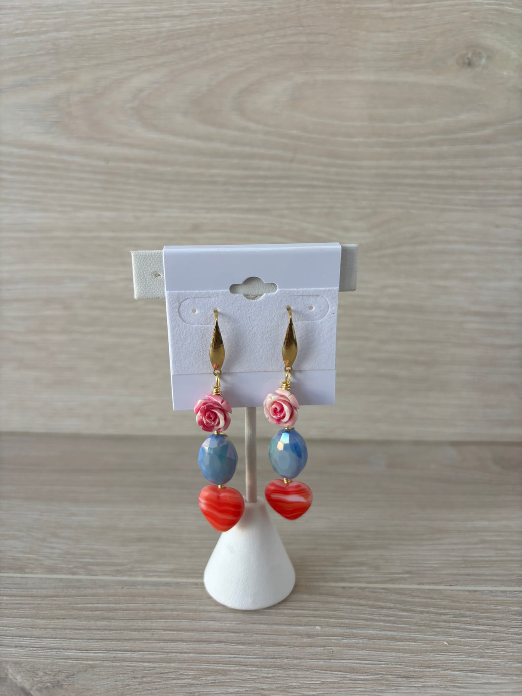 Earrings with Turkish stones
