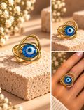 Blue Guardian Evil Eye Ring