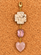 Spring Blossom 3-Piece Jewelry Set – Handmade Choker, Bracelet & Removable Pendant