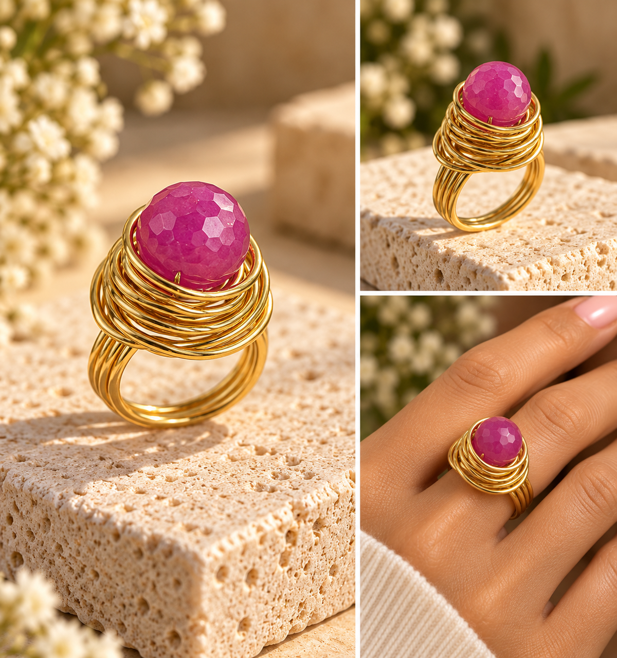 Pink Radiance Ring