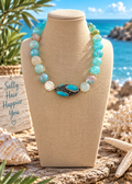 Aqua Lagoon Statement Necklace
