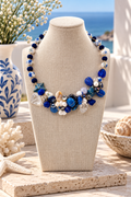 Mediterranean Blue Statement Necklace