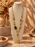 Amber Essence Drop Necklace
