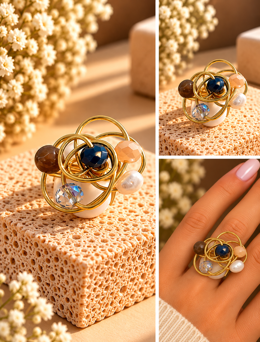 Golden Harmony Ring