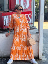 Load image into Gallery viewer, Orange Madi Dress